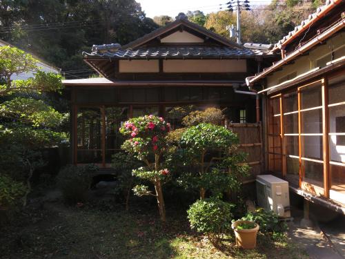 Traditional Japanese House Near Sea