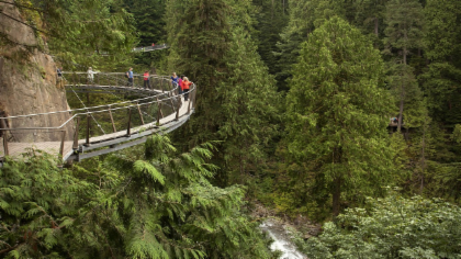 1 Day Join-in Tour Of Capilano Suspension Bridge Park And River Hatchery And Grouse Mountain