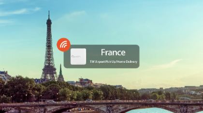 4g Wifi สำหรับฝรั่งเศส (รับที่ไทเป / ส่งถึงบ้าน)