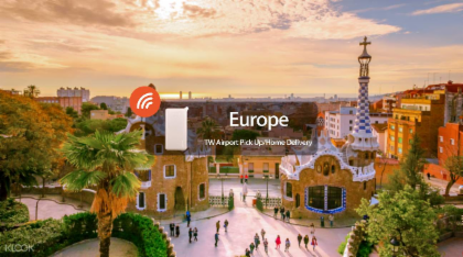 4g Wifi (รับที่สนามบินไต้หวัน /ส่งถึงบ้าน) สำหรับใช้ที่บาร์เซโรน่าและยุโรป