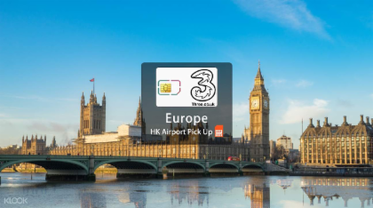 Europe Prepaid Sim Card (hk Airport Pick Up)