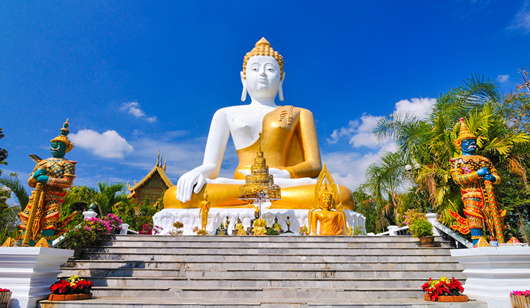 TraveliGo : Tours Package Tour Chiangmai Wat Phra That Doi Kham 1 Day TATTH6361