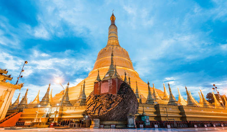 TraveliGo : Tours Myanmar Yangon Hanthawadi 2 Day 1 Night TATMM7219