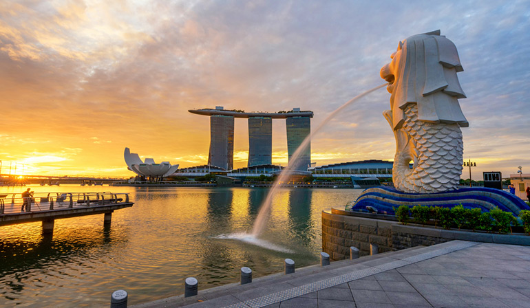 Singapore Marina Bay Merlion Helix Bridge 3 Days 2 Nights TATSG7381